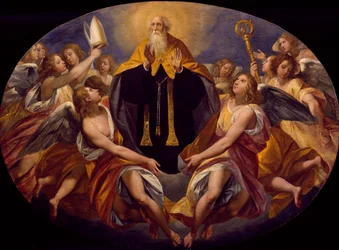 St Benedict in glory by Giuseppe Cesari
