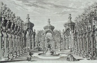 Design for entertainment in a garden, from 