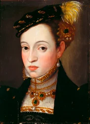 Portrait of Archduchess Magdalena of Austria (1532-1590) by Giuseppe Arcimboldo (1527-1593)