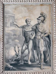 Virtue Shows to the Hero the Temple of Glory