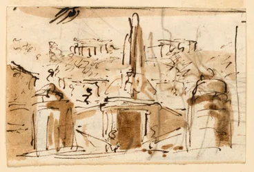 Fountain in a Mountainous Country
