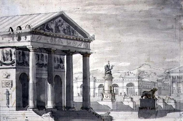 Neo-Classical Stage Set