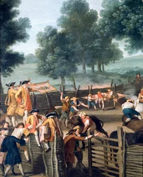 Livestock Branding Near Rome (detail)