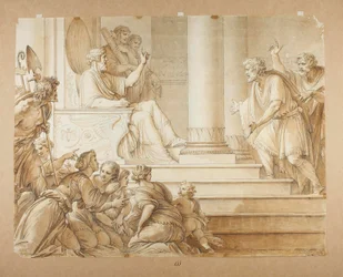 Moses confronts Pharaoh