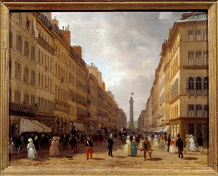 View of the Rue de la Paix in Paris