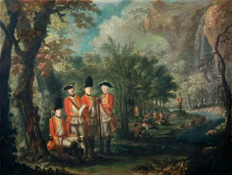 The 25th Regiment of Foot in Minorca (Menorca), c.1771
