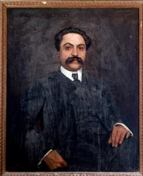 Portrait of Giuseppe Martucci (1856-1909) Italian composer, conductor, pianist and teacher