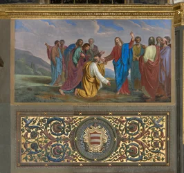 Presbytery, Giueppe Diotti, Key delivery to Pietro 1834