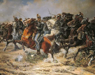 Third War of Independence, Charge of the Genoa Cavalry at Custoza, 24 June 1866