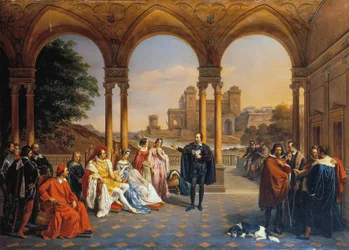 Torquato Tasso in the court of the House of Este