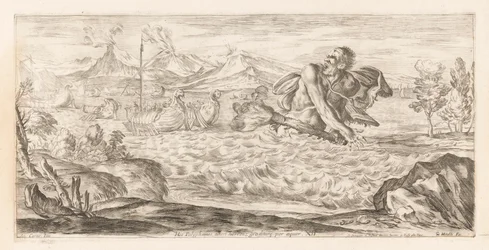 Polyphemus Pursues the Fleet of Aeneas (series title)