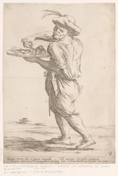 Street Vendor of Chicken Heads and Livers (series title: Street Vendors in Bologna)