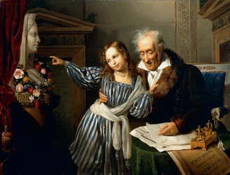 Old Man Pointing out Maria Luigia