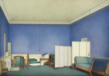Bedroom of General Count Adam Albert von Neipperg, Second Husband of Marie Louise of Parma