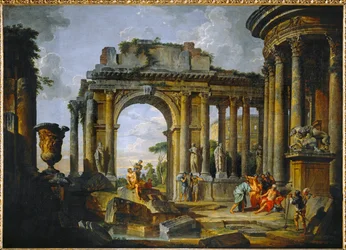 Charity to Belisarius in the Ruins