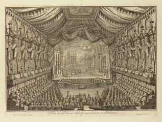 The Performance of La Serenata in the Royal Palace of Naples