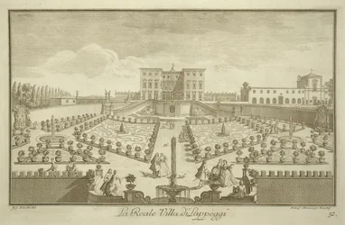 Villa Lappeggi, from Views of Tuscany, published c.1744-57