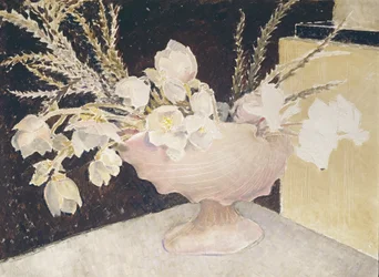 Cyclamen and Christmas Roses, 1934