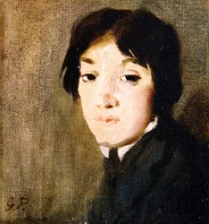 Head study for the portrait of the Hon. Lady Packe