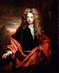 Portrait of a Gentleman with a Greyhound
