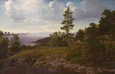 View over the Archipelago at Elleholm in Blekinge