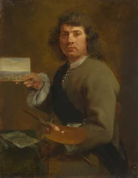 Sight Portrait of Robert van den Hoecke 1622-1688 (From the Series The Five Senses)