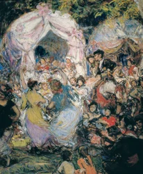 Flamenco Dancers by Gonzalo Bilbao y Martinez, c.1915