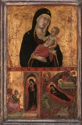 Madonna and Child with the Annunciation and the Nativity