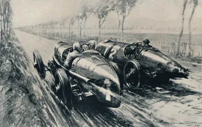 Racing for the Grand Prix, Strasbourg 1922