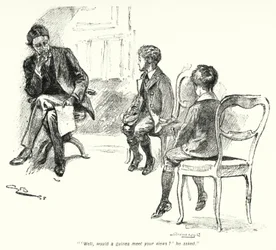 Illustration for The Story of the Treasure Seekers by E Nesbit