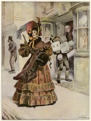 Lady Belinda Goes a-Shopping to Buy Her Yule-Tide Gifts