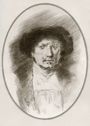Rembrandt Harmenszoon van Rijn, from Living Biographies of Great Painters