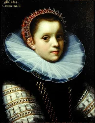 Portrait of a Young Girl Wearing a Ruff