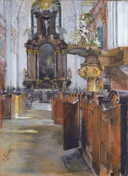 Interior of St. Michaelis in Hamburg