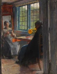 Women at the Garden Window