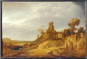Landscape with bridge