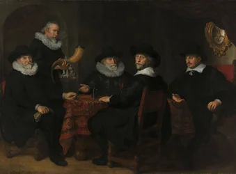 Portrait of the Governors of the Kloveniersdoelen