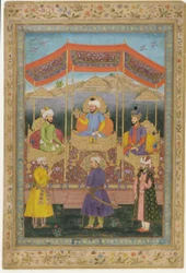 Ancestral group of Mughal rulers, 18th century