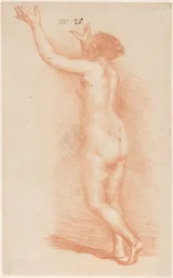 Standing Woman with Raised Arms