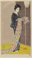 Woman in a Summer Kimono (Kaso no musume)
