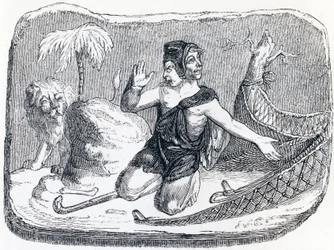 The Patre and the Lion - Fables by La Fontaine