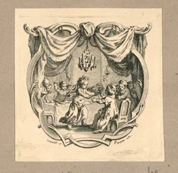 A Girl as a Bride Hurries Toward a Boy in Turkish Costume
