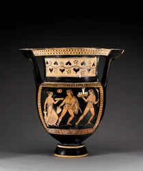 Apulian Red-Figured Column-Krater, Attributed to the Letet Group, c.370-360 BC