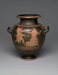 Attic red-figure stamnos, 440-430 BC