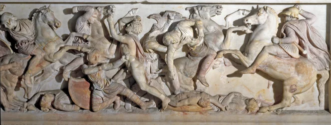 Greek Art: Sarcophagus of Alexander the Great