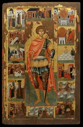 Icon of St. George with Scenes from His Life
