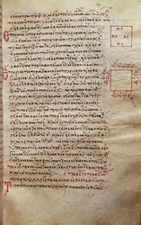 Page of text with geometrical figures, from Elements by Euclid