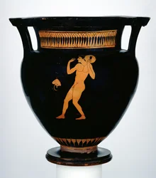 Red-Figure Krater Depicting a Discus Thrower