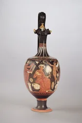 Red and white figure Oinochoe