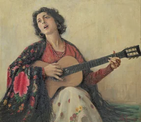 Woman with Guitar